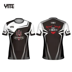 Le ultime camicette e-sport da uomo sublimate della migliore qualità team sportswear set maglia e-sport personalizzata