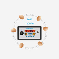Contrôleur de température et d'humidité à affichage LED ZFX W9005 AC110 220V DC 12V Thermostat intelligent pour incubateur d'œufs et brassage
