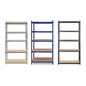 Étagères métalliques polyvalentes sans boulons ni rivets, installation facile, robustes, solides, haute capacité de charge, longue durée de vie, pour tous les espaces de rangement - Product Image 2