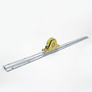 High Quality Wholesale Sliding Door Track Heavy Hardware Sliding Gate Rail Kit For Bottom Wheel