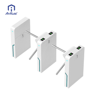 Système de tourniquet intérieur à trois poteaux de nouvelle conception avec reconnaissance faciale, anti-collision, protection IP55, en acier inoxydable