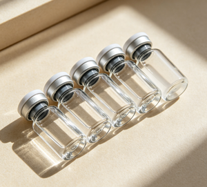 Frascos de Vidrio Borosilicato de Alta Transparencia, Varios Tamaños 3ml 5ml 10ml, Botellas de Almacenamiento Equipadas con Tapas Plateadas Desprendibles - Product Image 2
