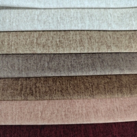 Tissu d'ameublement de luxe imprimé motif d'ombre Mosha velours collé tissu non tissé pour rembourrage de canapé