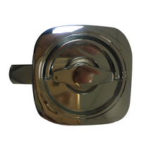 Poignée de porte ronde en alliage de zinc moulé sous pression, serrure sans clé, barre en T, serrure ronde pour armoire à incendie