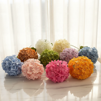 Bouquet de fleurs artificielles d'hortensia LUYI-ong, arrangements floraux en soie, fleurs artificielles de qualité supérieure pour mariage, fête, Noël