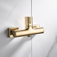 Robinet de douche et de baignoire monocommande Momali, nouveau design, noir mat, style contemporain, céramique polie