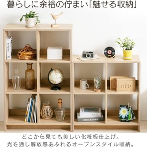 Wooden <b>Desktop</b> <b>Shelf</b> Grid Storage Rack 2 Tier Rectangle Office Organizer for Desk - Product Image 2