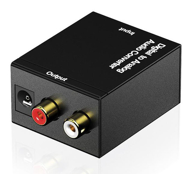 High Quality Digital to Analog R/L RCA Audio Converter