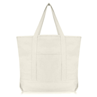 Sac fourre-tout en coton grande capacité, élégant à pois, poignée robuste, personnalisable, prix bas pour cadeaux et shopping