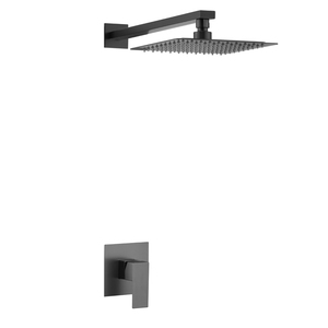 304 thép không gỉ chất lượng cao duy nhất cách tường vuông giấu vòi hoa sen vòi với áp lực cân bằng & <span class=keywords><strong>cupc</strong></span> phê duyệt - Product Image 4