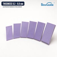 Coussin thermique personnalisé TCP250-2, matériau d'interface thermique haute tension pour CPU, GPU, LED, modules d'alimentation télécom, dissipateur de chaleur