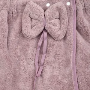 Wholesale Sexy Women Bath Towel Women Wearable Microfiber Bow Bath Dress Towel Pink Purple Microfiber Skirt Bathrobe Towel