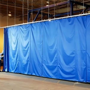 Vectus Tùy Chỉnh <span class=keywords><strong>PVC</strong></span> Rèm Bạt Không Thấm Nước Dệt Grommet Hàng Đầu Rửa Xe Rèm Cho Ngành Công Nghiệp Kho Tùy Chỉnh Màu Tráng - Product Image 6