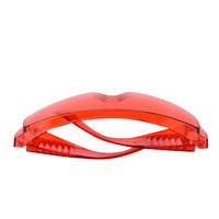 Lunettes de soins dentaires en plastique certifié CE Classe II Lunettes de protection Lunettes rouges pour l'ombrage oral