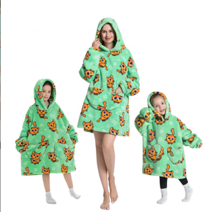 Hooded Blanket Silky Soft Wearable Kids <strong>Hoodie</strong> Blanket <strong>Snuggy</strong> Giant Sweatshirt Wearable <strong>Hoodie</strong> Blanket - Product Image 4