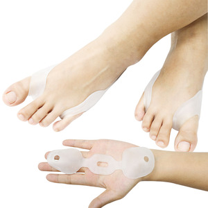 Silicone <strong>Bunion</strong> Corrector with Gel Big Toe Hallux Valgus Toe Correctors Spacers <strong>Protector</strong> - Product Image 4