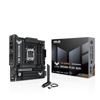 Carte mère AS  U S TUF Gaming B850M-PLUS WiFi AMD AM5 B850 MATX, 4 emplacements DIMM, Micro-ATX, 256 Go, DDR5, Wi-Fi 6, EWOL par PME, PXE