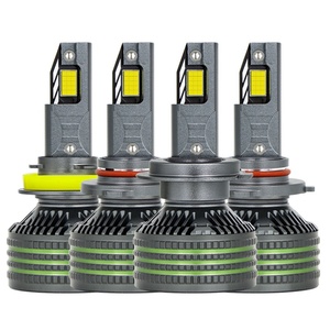 Phare LED H4 6000K à quatre tubes en cuivre avec télécommande, trois modes de puissance, ampoule de phare clignotante, phare antibrouillard pour voiture - Product Image 3
