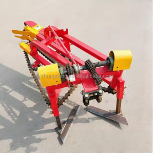 Venta al por mayor de maquinaria agrícola: Mini cosechadora de ajo y cacahuete de 8-15HP con tractor de arrastre y suspensión, fabricada en China - Product Image 4