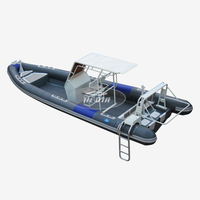Hipalon semi-rigide de plongée, bateau côtelé de 30 pieds, 32 pieds, 750, 7.6m, CE