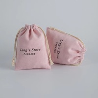 Tas Penyimpanan Kamar Hotel Kain Kanvas Herringbone Tebal Langsung dari Pabrik, Tas Sabuk Kosmetik, Kain Kemasan Anti Debu