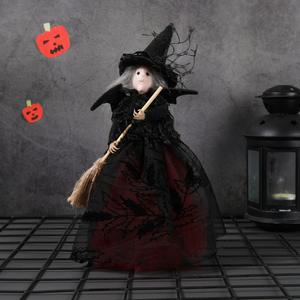 <b>Life</b>-<b>Size</b> Cloth Witch <b>Doll</b> Halloween Decorations Ghost Festival Desktop Ornament for Graduation and Valentine's Day - Product Image 3