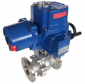 Vanne à boisseau sphérique électrique antidéflagrante Covna à commande manuelle marche/arrêt, conforme ANSI 150Lb 300Lb, avec fenêtre de 90 jours, type à commande automatique - Product Image 5