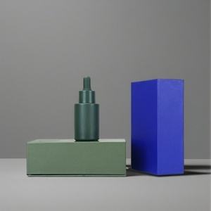 ขวดหยดสีเขียวด้านแบบพิเศษขนาด 30 มล. สำหรับน้ำมันบำรุงผิวและน้ำมันบำรุงผม ขวดแก้วเซรั่มเปล่าขนาด 50 มล. พร้อมกล่องบรรจุภัณฑ์ - Product Image 4