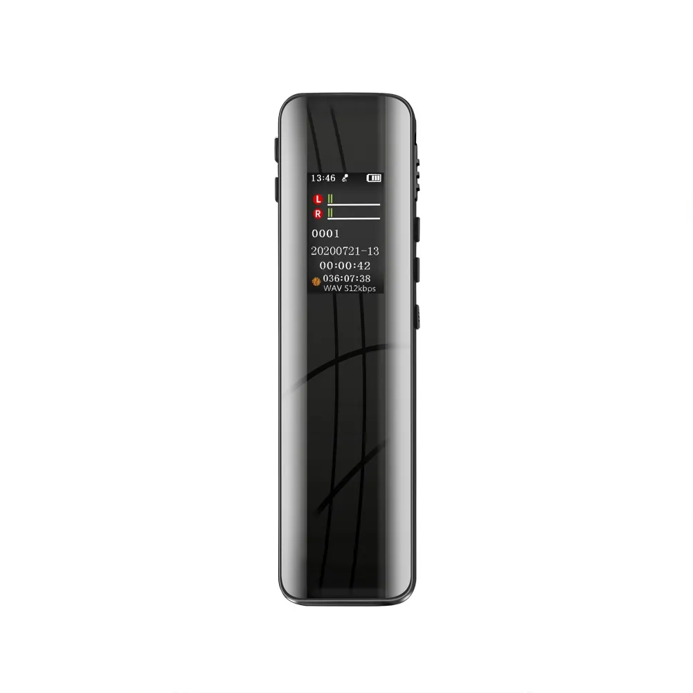 8GBデジタルオーディオボイスレコーダーMP3プレーヤー付きミニポータブル充電式レコーダー音声起動モード付きサウンドレコーダー