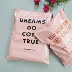 Custom Design Eco-friendly Pink Co-Ex LDPE Poly Mailers Shipping Envelopes Mailing Bag for Clothing - Product Image 2