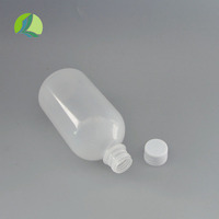 Bouteille en plastique résistant aux hautes températures bouteille en plastique stérile 500ml blanc semi-perméable bouchon à vis PP bouteille