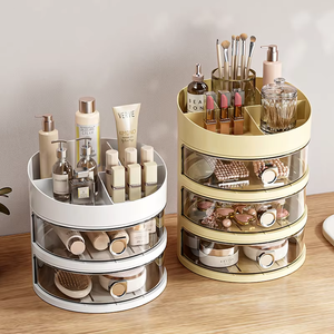 Cassettone multistrato per il trucco cosmetico organizzatore per il deposito di cosmetici Desktop scatola di immagazzinaggio con cassetto - Product Image 1