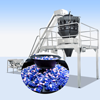 Balance de pesage automatique multifonctionnelle à 10 têtes, machine d'emballage pour dosettes de lessive