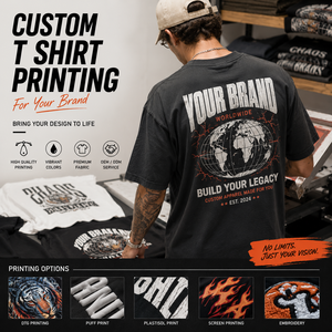 Impresión de Camisetas Personalizadas para Marcas de Ropa, Camisetas con Diseños Gráficos Grandes, Impresión en Serigrafía, Fabricante OEM ODM - Product Image 2