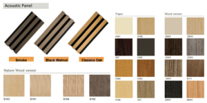 Panneau acoustique PET insonorisant artistique en forme de vague 3D en placage de bois MDF de qualité supérieure pour salle d'enregistrement - Product Image 2