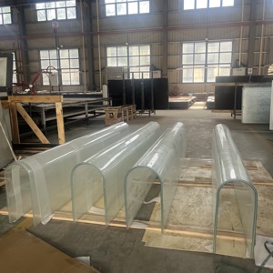 Vidrio curvado a medida al por mayor, procesado a alta temperatura, para decoración de edificios comerciales - Product Image 4
