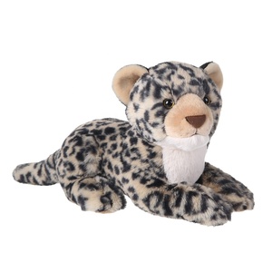 Jouets en peluche léopard des neiges réalistes, mascotte de simulation, jouets en peluche léopard sauvage sur mesure - Product Image 3