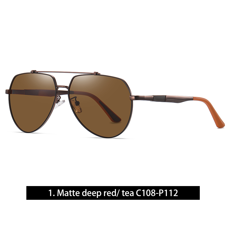 1. Matte deep red/ tea
