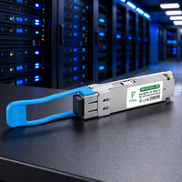 Modul Transceiver Optik 5G QSFP-LR4-40G-20 Kompatibel 40Gbps 20km 1310nm Duplex LC SMF