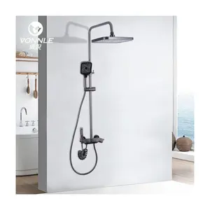 Bathroom Products Modern Bathroom Shower Nozzle Set Pressurized Thermostatic Shower Nozzle Set