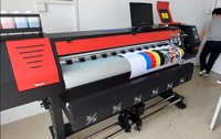 Impresora de vinilo Digital de alta velocidad, impresora de inyección de tinta ecosolvente de 1,8 m con una o dos cabezales