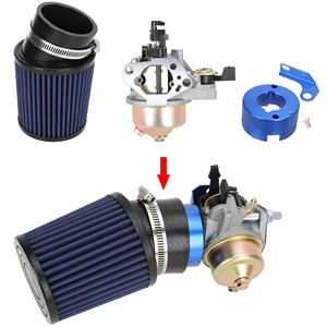 HIAORS – Kit d'adaptateur de filtre à Air pour carburateur 301cc 420cc 13hp 15hp GX340 GX390 389cc <span class=keywords><strong>Mini</strong></span> vélo Go Kart Golf Cart bleu - Product Image 3