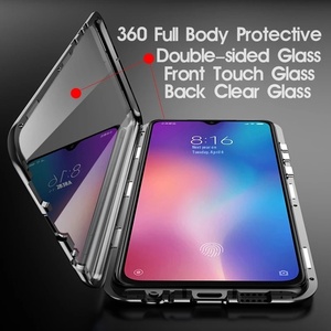Funda de teléfono magnética de Metal de vidrio TPU de doble cara de protección completa de 360 ° para <span class=keywords><strong>Samsung</strong></span> S25 Ultra S22 S24 Ultra Plus A55 cubierta de parachoques - Product Image 3