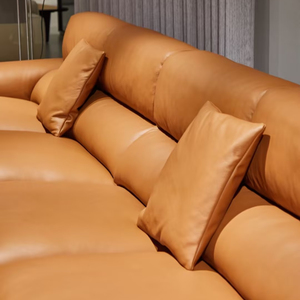 High-End Luxury Italian Chesterfield Sofa Set Genuine <strong>Leather</strong> Modular for Living Room Hotel or Apartment Furniture - Product Image 5