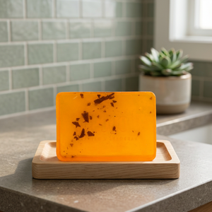 Natural Handmade Apricot Bar <b>Soap</b> with Anti-Acne for All Skin Types-Radiant Skin Care & Gentle Daily Cleansing - Product Image 1