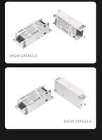 Convertisseur d'urgence LED compact 2W IP20 Classe II, double mode, test automatique, 20-200Vdc, LiFePO4, CE CB SAA, intégré pour couloir