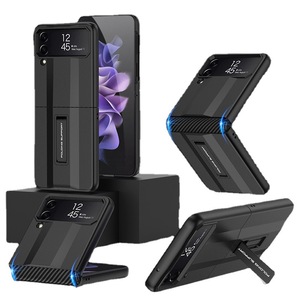 Convient pour la coque de téléphone Flip4, FLIP4 Foldable Screen Supercar Full Package Anti-drop <span class=keywords><strong>PC</strong></span> , Stand - Product Image 5