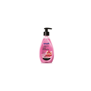 JABÓN EN CREMA DE ROSA MOSQUETA 500ml Jabón Líquido Premium para Manos y Jabón Hidratante para Baño con Ingredientes Herbales - Product Image 3