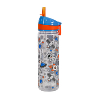 Botol Minum Anak Toursun 22oz Tritan dengan Sedotan, Bebas BPA, Botol Minum Anak Lucu untuk Sekolah