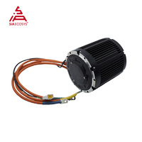 Nouveau moteur QS MOTOR D155A-70 PMSM à enclenchement rapide 72V 10KW haute puissance 25000W de puissance de crête avec encodeur pour moto électrique